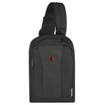 WENGER 611876 - Monosling Omuz Çantası 36 cm Siyah, Siyah, Ölçü Birimi, Rucksack