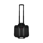 WENGER Granada Trolley dizüstü bilgisayar çantası, 15,6 inçe kadar dizüstü bilgisayar, tekerlekli evrak çantası, düzenleyici, 29 l, kadın, erkek, ofis, iş, seyahat, üniversite, siyah, 600659, Siyah,