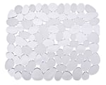 Wenko 2003010100 Lavabo Altlığı Stone Şeffaf, Plastik, Şeffaf,50 x 40 x 25 cm
