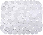 Wenko 2003010100 Lavabo Altlığı Stone Şeffaf, Plastik, Şeffaf,50 x 40 x 25 cm