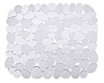 Wenko 2003010100 Lavabo Altlığı Stone Şeffaf, Plastik, Şeffaf,50 x 40 x 25 cm