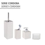 Wenko Cordoba sabunluk beyaz seramik sıvı sabunluk beyaz
