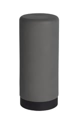 WENKO Easy Squeez-e bulaşık deterjanı dispenseri, mutfakta bulaşık deterjanı için, kolay dozaj, sızdırmaz silikondan sabunluk, kapasite 250 ml, çap 6 x 14 cm, gri