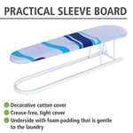 WENKO Sleeve Ütü Masası Dekoratif Kılıflı Sleeve Ütü Masası Beyaz