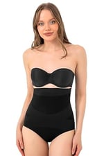 Wenupina X Model Slip Külot Korse - Siyah