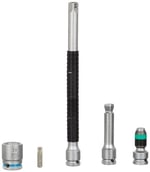 Wera 05004048001 8100 SB 8 Zyklop Metal Cırcır Seti, Değiştirme Kolu, 3/8 inç Tahrik, Metrik, 29 Parça