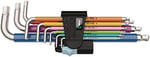 Wera 05022669001 3950/9 Hex-Plus Multicolour Stainless 1 L Anahtar Seti, Metrik, Paslanmaz Çelik, 9 Parça