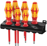 Wera 160 i/6 Raflı Tornavida Seti Kraftform, Plus Serie 100 + Raf, 6 Parça, 05006145001