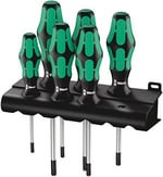 Wera 367/6 Tornavida Seti Kraftform Plus Torx + Raf, 6 Parça, 05028062001