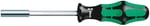 Wera 810/1 Yaylı Segmanlı Uç Tutucu, 1/4 inç x 120 mm, 05051005001, Gümüş