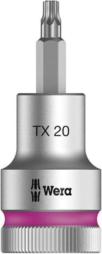 Wera 8767 C HF Torx Zyklop Tutma Fonksiyonlu 1/2 inç Uç, TX 20 x 60 mm, 05003830001