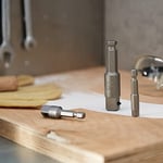 Wera Werkstatt 870/4/7 Set A SB, Alet Şaftları, Bağlantı Parçaları, 3 Parça, gri