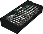 Wera Zyklop Speed Cırcır Anahtar Seti 8100 SA 6 1/4 inç Tahrik, Metrik, 28 Parça, 05004016001