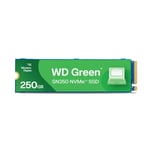 Western Digital 250GB WD Yeşil SN350 NVMe Dahili SSD Katı Hal Sürücüsü - Gen3 PCIe, M.2 2280, 2.400 MB/s'ye kadar - WDS250G2G0C