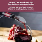 Westmark Simo sürahi – yüksek kaliteli şarap boşaltıcı, havalandırmalı, birçok şarap şişesi için uygun başlık, iyi sızdırmazlık – plastik, paslanmaz çelik, paslanmaz, 2 adet