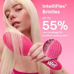 Wet Brush Yumuşak IntelliFlex Kıllı, Detangler Saç Fırçası, Tüm Saç Tipleri için Detangler - Somun, Kahverengi