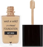 Wet N Wild Photo Focus Foundation Fondöten - Soft Beige, Bej, 4049775536532