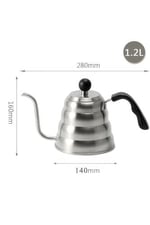 WF 1,2 L Çelik Barista Filtre Kahve Demleme ibriği Drip Kettle cin372
