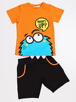 Whatsup Monster Erkek Çocuk T-shirt Şort Takım