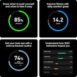 WHOOP Peak - 12 Aylık Üyelik - 5.0 Health and Fitness Giyilebilir - Kalp Hızı ile 24/7 Aktivite ve Uyku Takipçisi, HRV, Stres Monitörü, Kişiselleştirilmiş Koçluk, Healthspan - 14 Gün Pil Ömrü