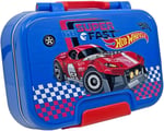 Wiggle Bento 1030ml Lunchbox HotWheels Lisanslı Tek Katlı 2 Bölmeli Paslanmaz Çelik Sefer Tası Yemek Kutu