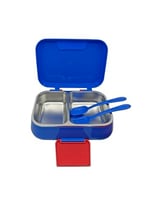 Wiggle Bento 1030ml Lunchbox HotWheels Lisanslı Tek Katlı 2 Bölmeli Paslanmaz Çelik Sefer Tası Yemek Kutu