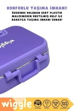 Wiggle Bento 1030ml Lunchbox Tek Katlı 2 Bölmeli Paslanmaz Çelik Sefer Tası Yemek Kutusu