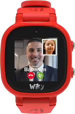 Wiky Watch 5E eSimli Akıllı Çocuk Saati Görüntülü ve Sesli Arama, GPS, SOS, Konum Takibi, Güvenli Liste, 112 Acil, Gorilla Glass Dokunmati Renkli Ekran (Tüm Operatörler eSIM) (Kırmızı)