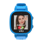 Wiky Watch 5E eSimli Akıllı Çocuk Saati Görüntülü ve Sesli Arama, GPS, SOS, Konum Takibi, Güvenli Liste, 112 Acil, Gorilla Glass Dokunmati Renkli Ekran (Tüm Operatörler eSIM) (Kırmızı)