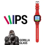 Wiky Watch 5E eSimli Akıllı Çocuk Saati Görüntülü ve Sesli Arama, GPS, SOS, Konum Takibi, Güvenli Liste, 112 Acil, Gorilla Glass Dokunmati Renkli Ekran (Tüm Operatörler eSIM) (Kırmızı)