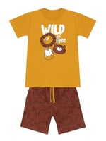Wild Erkek Çocuk T-shirt Şort Takım