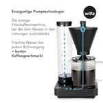 Wilfa PERFORMANCE COMPACT Filtre Kahve Makinesi - 1600W - 1L Su Tankı - Çift duvarlı filtre tutucu - Ayarlanabilir akış hızı - Sıcak tutma fonksiyonu - Damlama durdurma ve otomatik kapanma