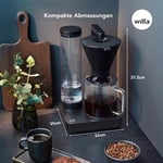 Wilfa PERFORMANCE COMPACT Filtre Kahve Makinesi - 1600W - 1L Su Tankı - Çift duvarlı filtre tutucu - Ayarlanabilir akış hızı - Sıcak tutma fonksiyonu - Damlama durdurma ve otomatik kapanma