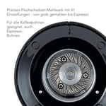 Wilfa SVART UNIFORM+ Elektrikli Kahve Öğütücü I 41 Öğütme Derecesi I 58 mm Paslanmaz Çelik Düz Öğütme Başlığı I Tartı Dahil I Zamanlayıcı ve Otomatik Durdurma I Antistatik Kap I Uygulama Kontrolü I