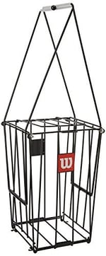 Wilson 75 tenis Kugelkorb, siyah, Einheitsgrã boyutları
