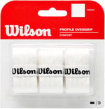 Wilson Profile Overgrip tenis raketi için, 3'lü paket - Seçenekler: Tek, Tek kişilik