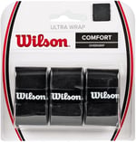 Wilson Unisex Sap Bandı Ultra Wrap Overgrip Siyah, 3 Adet, WRZ403000