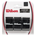 Wilson Unisex Sap Bandı Ultra Wrap Overgrip Siyah, 3 Adet, WRZ403000