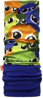 Wind X-Treme Polar Headwear Monsters boyun ısıtıcı – Mavi/Turuncu/Yeşil, Tek Beden