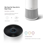 WINIX T500 WiFi hava temizleyici, alerjisi olanlar, CADR 250 m³/h, 50 ㎡, HEPA filtreli hava temizleyici, alerji, toz, polen, hayvan tüyleri, hava kalitesi geri bildirimi, Alexa modu