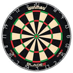 WINMAU Darts Blade 6 Professional Bristle Dartboard with Official tournament specifications | Endorsed by the PDC