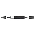 Winsor & Newton 0203380​ ProMarker profesyonel mizanpaj kalemi - 2 uç, ince ve geniş, çizimler, tasarım ve mizanpaj için - Soğuk gri 0