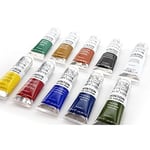 Winsor & Newton 1490698 Winton, ince kaliteli yağlı boya, eşit tutarlılık, yüksek kapatma gücü ve pigment zengini – yağlı boya seti, 6 renk, 37 ml tüplerde