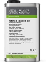 Winsor & Newton 3053748 saflaştırılmış keten yağı, yağlı boyaların parlaklığını ve şeffaflığını artırır, 1 litre bidon - Seçenekler: Balsam Terbentin yağı – Çözücü madde....