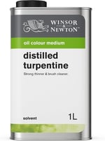 Winsor & Newton 3053748 saflaştırılmış keten yağı, yağlı boyaların parlaklığını ve şeffaflığını artırır, 1 litre bidon - Seçenekler: Balsam Terbentin yağı – Çözücü madde....