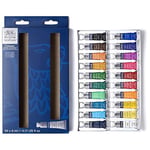 Winsor & Newton 390665 Cotman Suluboya Seti, Mükemmel Şeffaflık, Renk Dayanıklılığı ve Canlı Renkler için İşlenebilirlik - Başlangıç Seti 20 Renk 5 ml Tüplerde