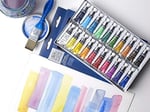 Winsor & Newton 390665 Cotman Suluboya Seti, Mükemmel Şeffaflık, Renk Dayanıklılığı ve Canlı Renkler için İşlenebilirlik - Başlangıç Seti 20 Renk 5 ml Tüplerde