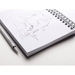 Winsor & Newton 6673001 spiral ciltli eskiz defteri - 50 yaprak eskiz kağıdı, 170 g/m², mikro delikli yapraklı, DIN A6 - Seçenekler: A2, A4, A5, DIN A5, 14.0 x 21.6 cm, 14.8 x 21 cm...