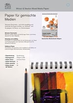 Winsor & Newton 6694006 Karışık Medya Kağıdı, Blokta, 30 Sayfa, 22,9 x 30,5 cm, 250 g/m², FSC, Asit İçermez, Optik Açıcı Olmaz - Seçenekler: A4 - 10 Blatt im Ölmalblock, 8.3