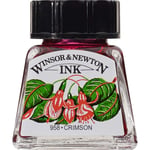 Winsor & Newton Çini Mürekkebi 14ml - Crimson - Seçenekler: 14 ml, 30 ml, 250 ml, 500 ml